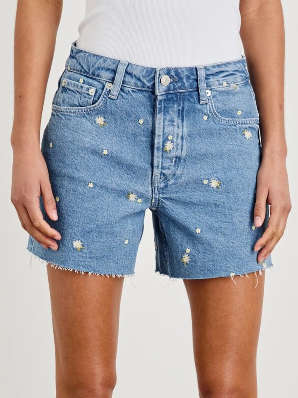 Rails Indigo Floral Denim Short - Size 24